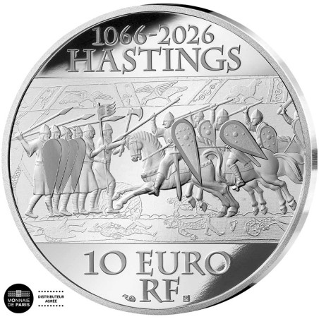 10 Euro Argent France BE 2026 - Bataille d’Hastings (3)