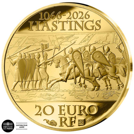20 Euro Or France BE 2026 - Bataille d’Hastings (3)