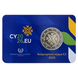 2 Euro Chypre BU 2026