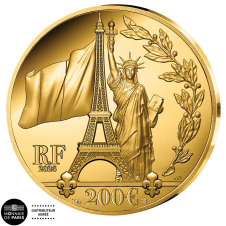 200 Euro Or France BE 2026 - Mercanti /Jimenez : Année 2 (2)