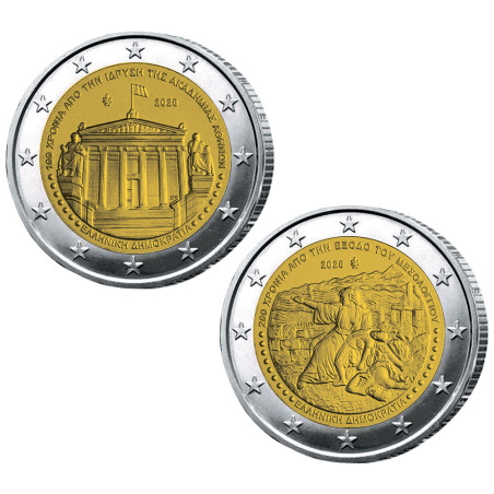 Lot 2 x 2 Euro Grèce 2026