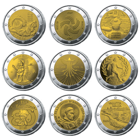 Lot 26 x 2 Euro 2026 (2)