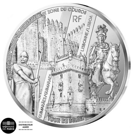 10 Euro Argent  France BE 2026 - Portugal : Guimarães et Lisbonne
