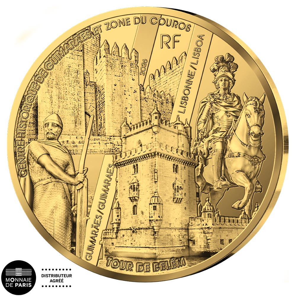 5 Euro Or France BE 2026 - Portugal : Guimarães et Lisbonne