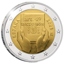 2 Euro Espagne BE 2026 - Article 49 - Inclusion