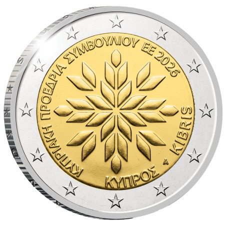 2 Euro Chypre BE 2026 - Présidence du conseil de l’UE