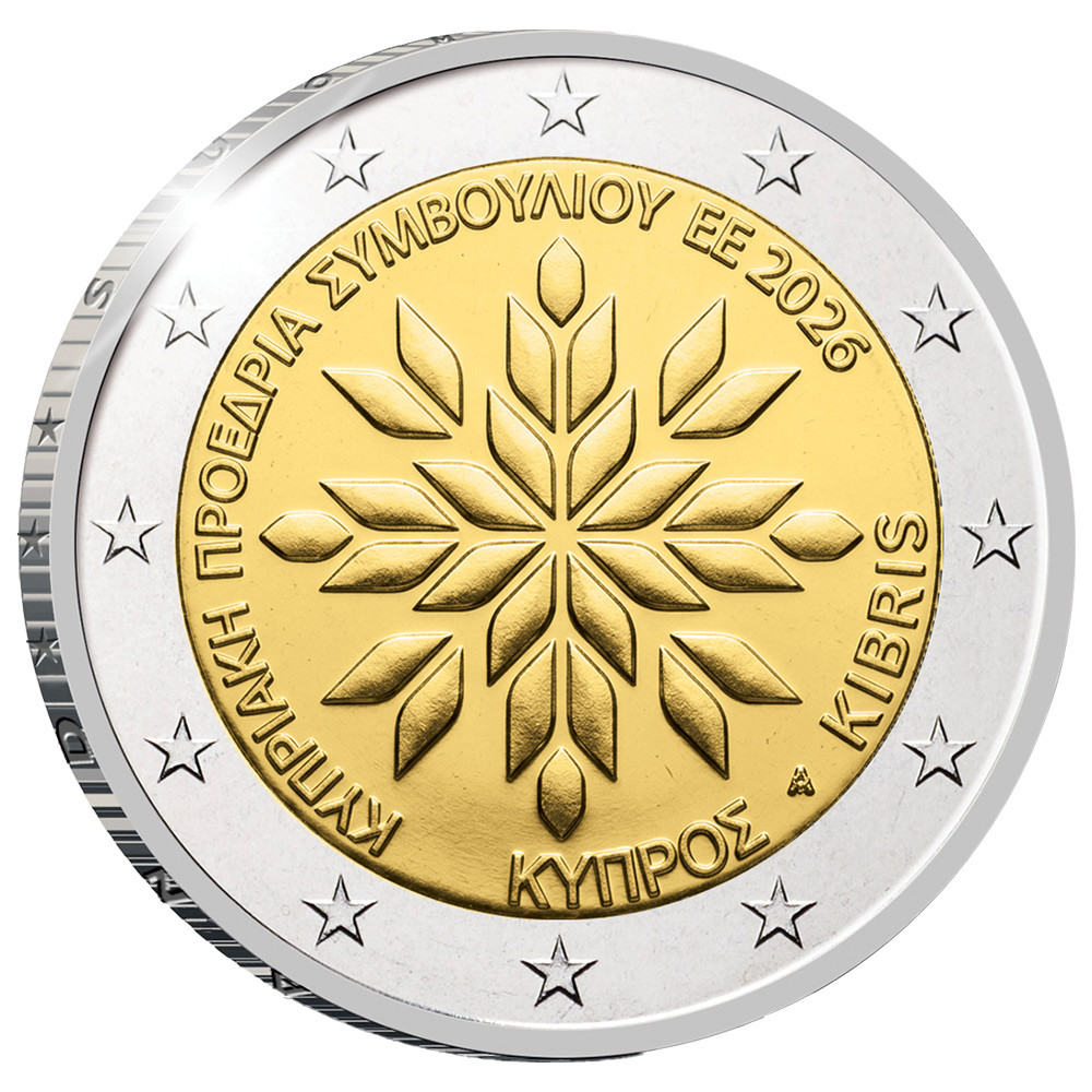 2 Euro Chypre BE 2026 - Présidence du conseil de l’UE