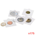 Lot 175 cadres numismatiques autocollants en carton