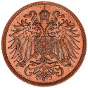 2 Heller Bronze Autriche 1914 - François-Joseph Ier