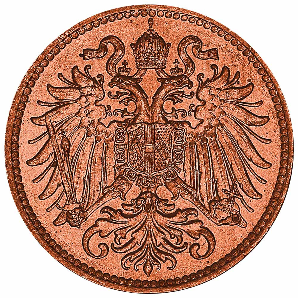 2 Heller Bronze Autriche 1914 - François-Joseph Ier