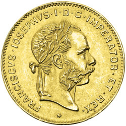 10 Francs/4 Florins Or Autriche - François-Joseph Ier