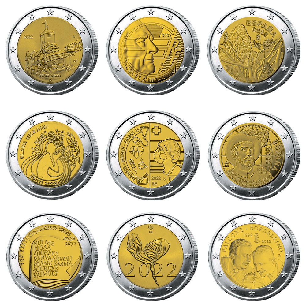 Lot 22 x 2 Euro 2022