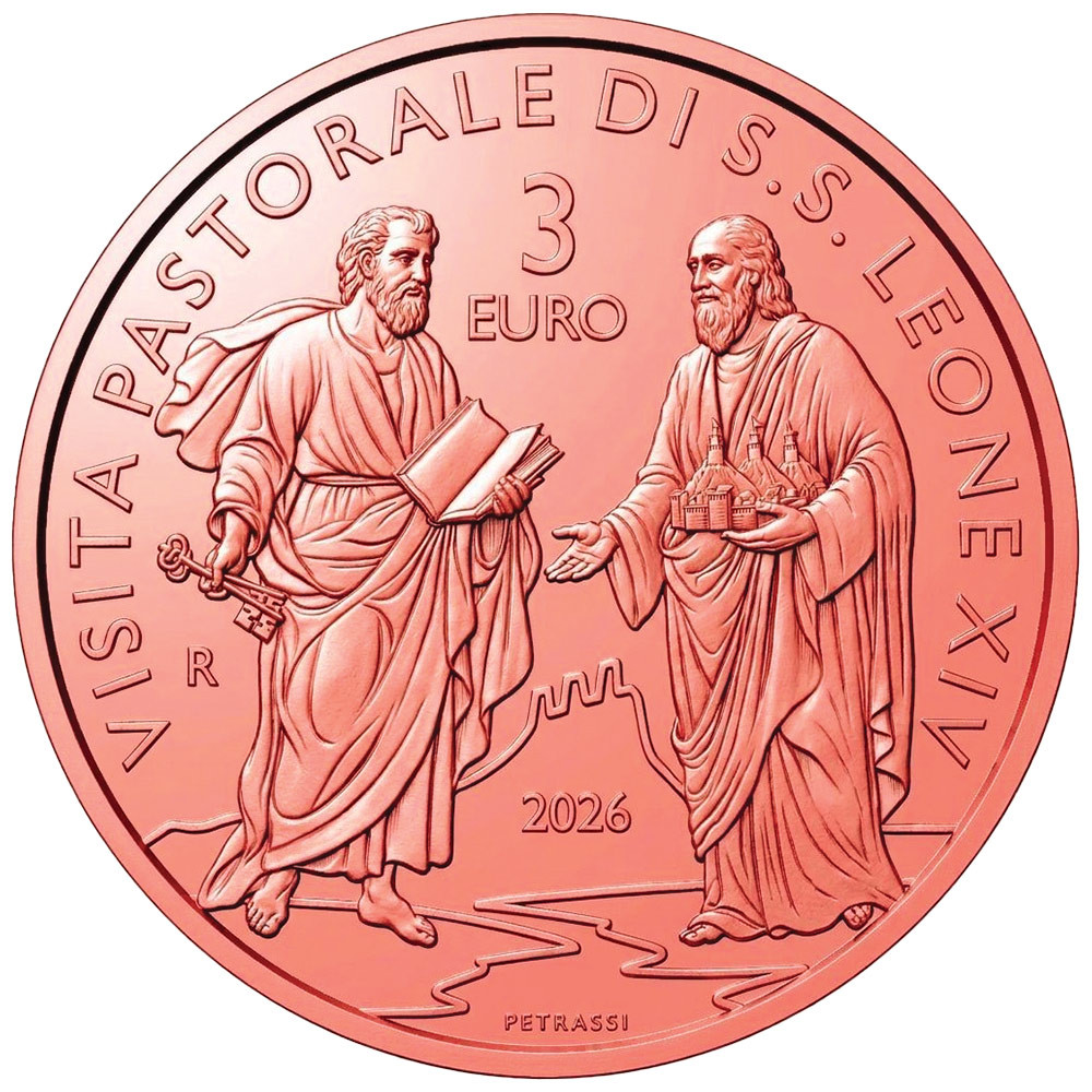 3 Euro Saint-Marin 2026 - Léon XIV