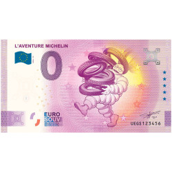 Billet Souvenir 0 Euro - L’aventure Michelin