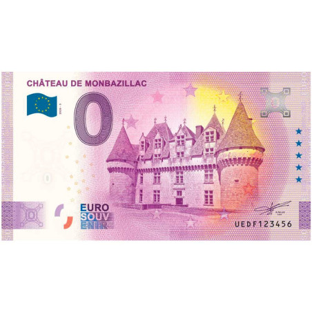 Billet Souvenir 0 Euro - Château Monbazillac