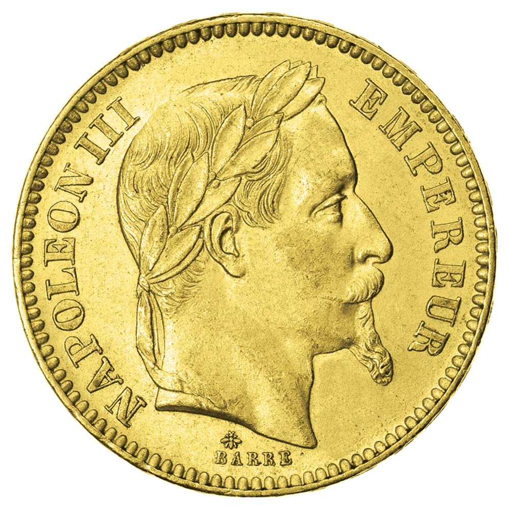 20 Francs Or - Napoléon III Tête Laurée