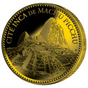Pièce de collection dorée - Cité Inca de Macchu Picchu