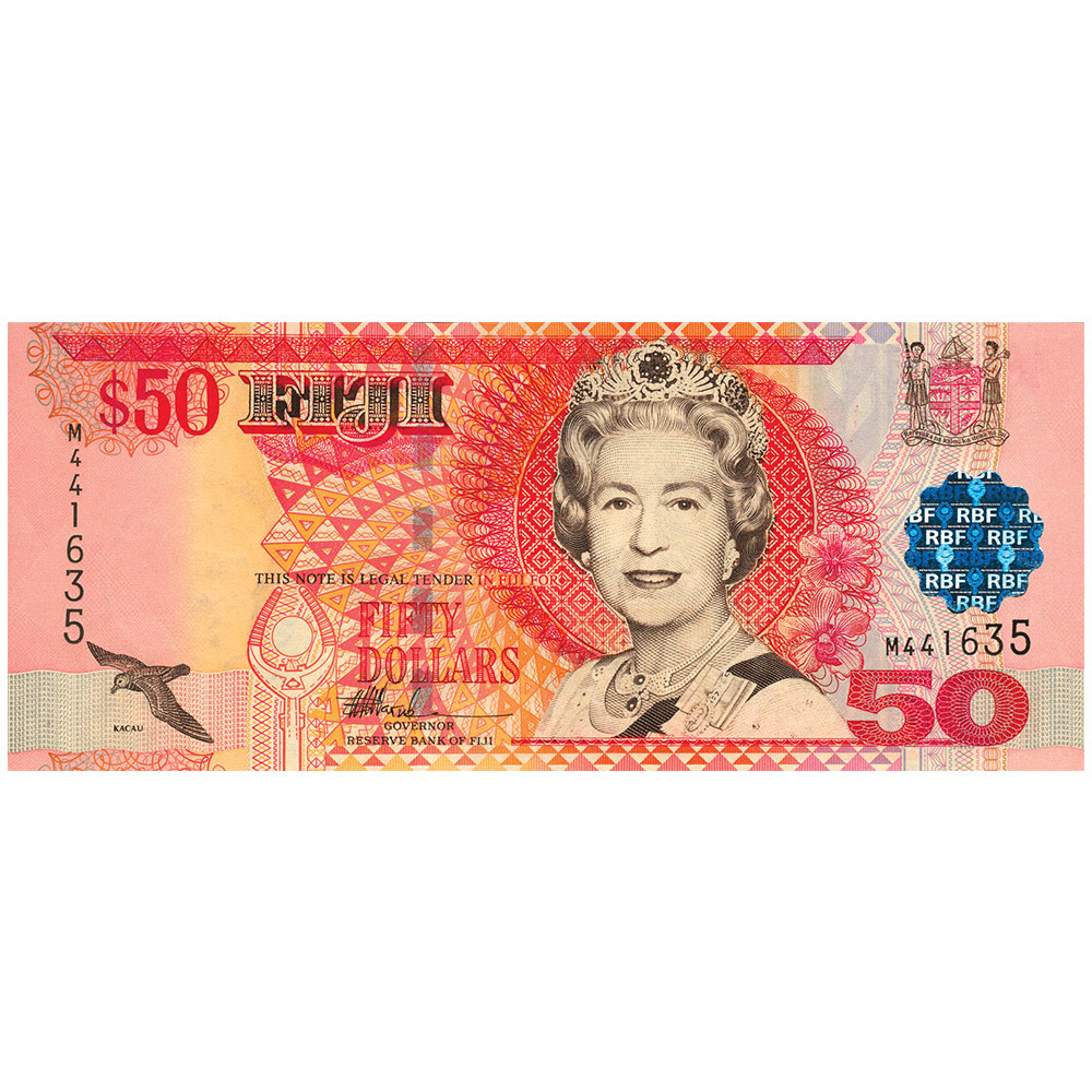 50 Dollars Fidji 2002
