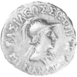 Drachmes Argent - Royaume Indo-Grec - Roi Ménandre Ier
