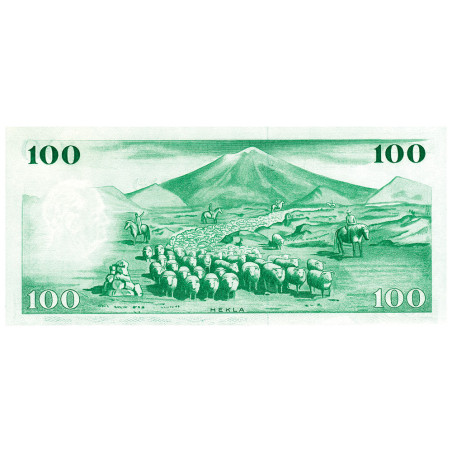 100 Couronnes Islande 1957 - Tryggvi Gunnarsson (2)