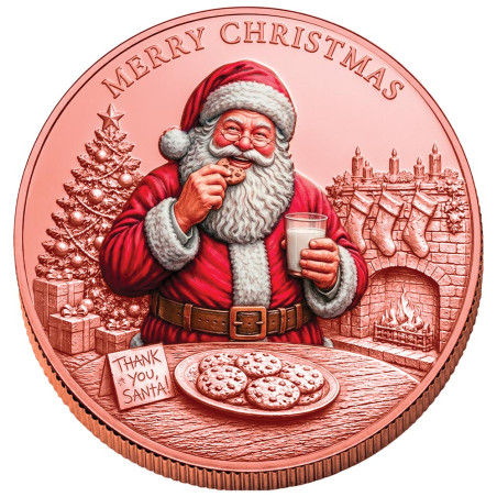 500 Francs CFA 2026 colorisée - Père Noël