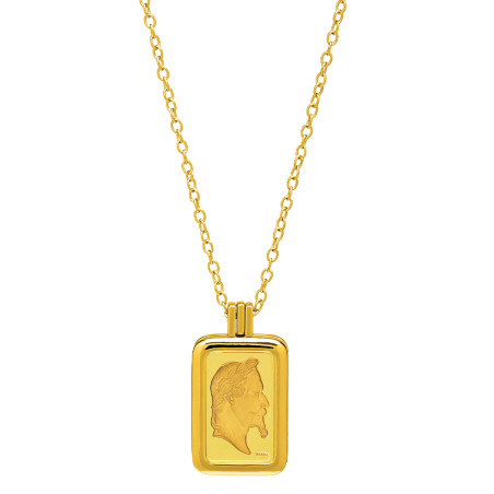 Lingot Napoléon en Or 2,5 g  + Pendentif + une chaîne OFFERTE (3)