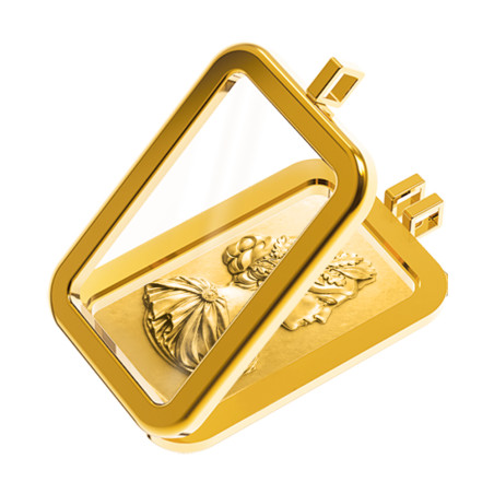Lingot Marianne en Or 2,5 g + Pendentif + une chaîne OFFERTE (2)