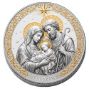 500 Francs CFA BE 2026  argentée et dorée - Nativité