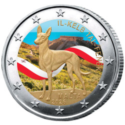 2 Euro Malte 2026 - Chien du pharaon