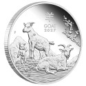 0,50 Dollar Argent  Australie BE 2027 - Année de la Chèvre