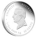 0,50 Dollar Argent  Australie BE 2027 - Année de la Chèvre (4)