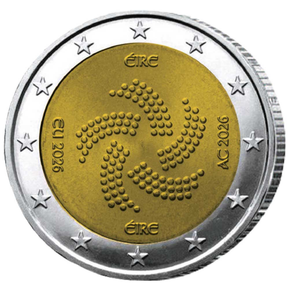 EN CADEAU : La 2 Euro Irlande 2026 - Présidence de l’UE