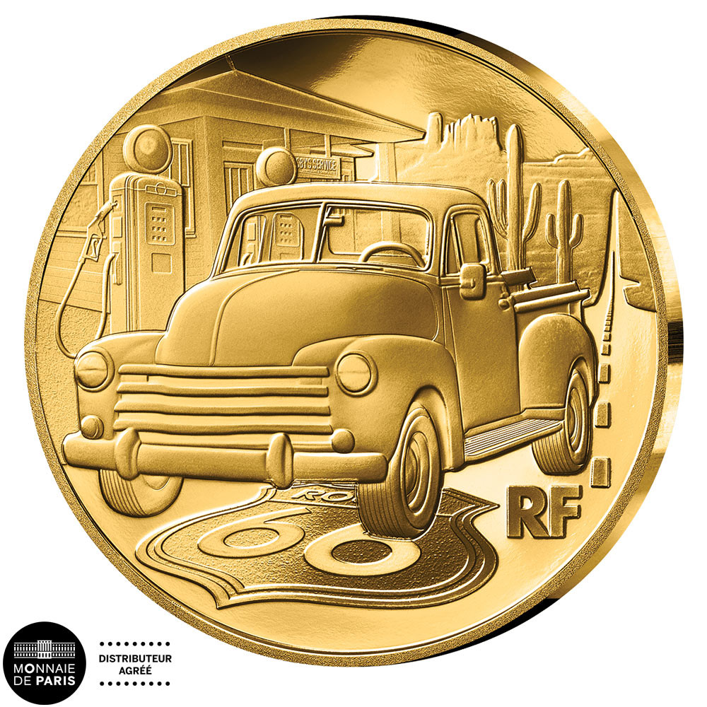 200 Euro Or France BE 2026 - Route 66