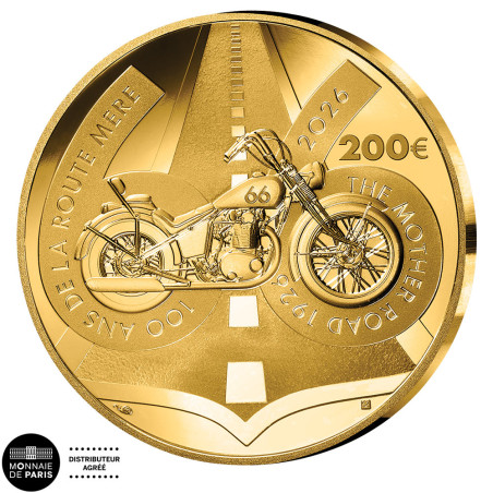 200 Euro Or France BE 2026 - Route 66 (3)