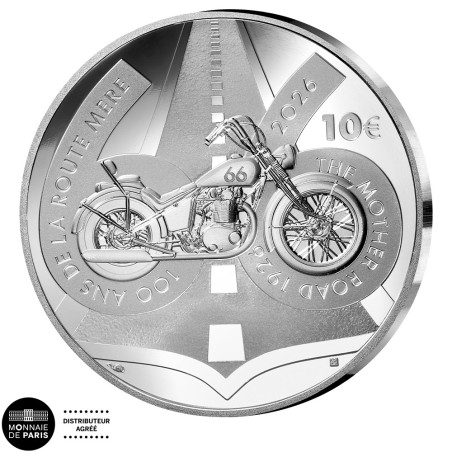 10 Euro Argent  France BE 2026 - Route 66 (3)