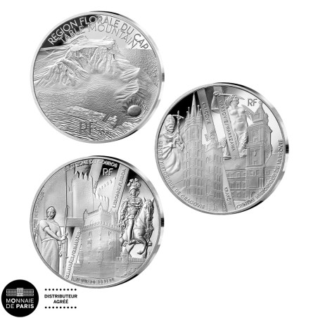 Lot 3 x 10 Euro Argent France BE 2026