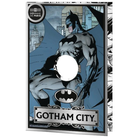 10 Euro Argent France 2026 colorisée et phosphorescente - Gotham city (3)