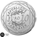 10 Euro Argent France 2026 colorisée et phosphorescente - Gotham city (4)