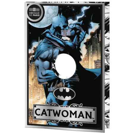 10 Euro Argent France 2026 colorisée et phosphorescente - Catwoman (3)