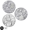 Lot 3 x 10 Euro Argent France 2026