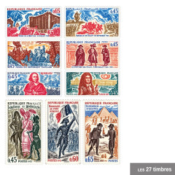27 timbres de l’Histoire de France