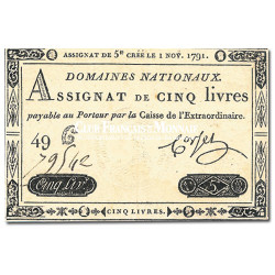 Assignat de 5 livres