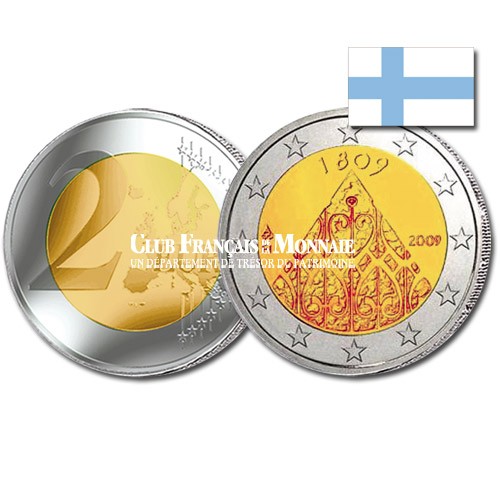 2009 - Finlande - 2 Euros commémorative - Bicentenaire de la libération