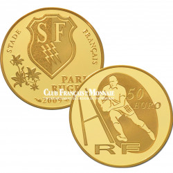2009 - France - 50 Euro Or 1/4 d'once BE - Rugby : Stade Français