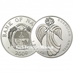 2009 - 1 Dollar Argent  plaqué BE - Mon Ange Gardien
