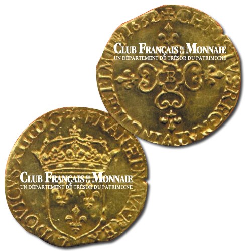 Ecu d'Or Louis XIII - 1601 - 1643