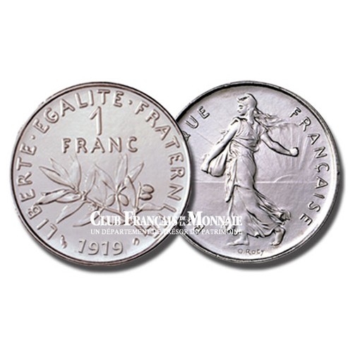 1 Franc Nickel - Semeuse Vème République - France 1991