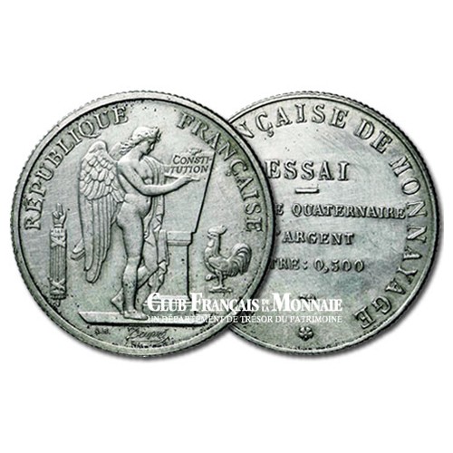 Module du 10 Francs Argent - Essai Génie - 1929 SPL