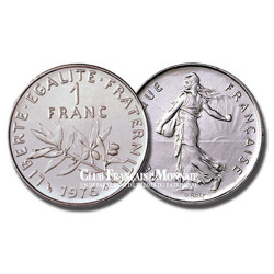 1 Franc Nickel - Semeuse Vème République - France 1977