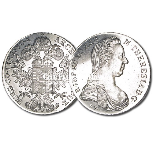 1870 - Autriche - 1 Thaler Argent Marie-Thérèse d'Autriche et de Hongrie